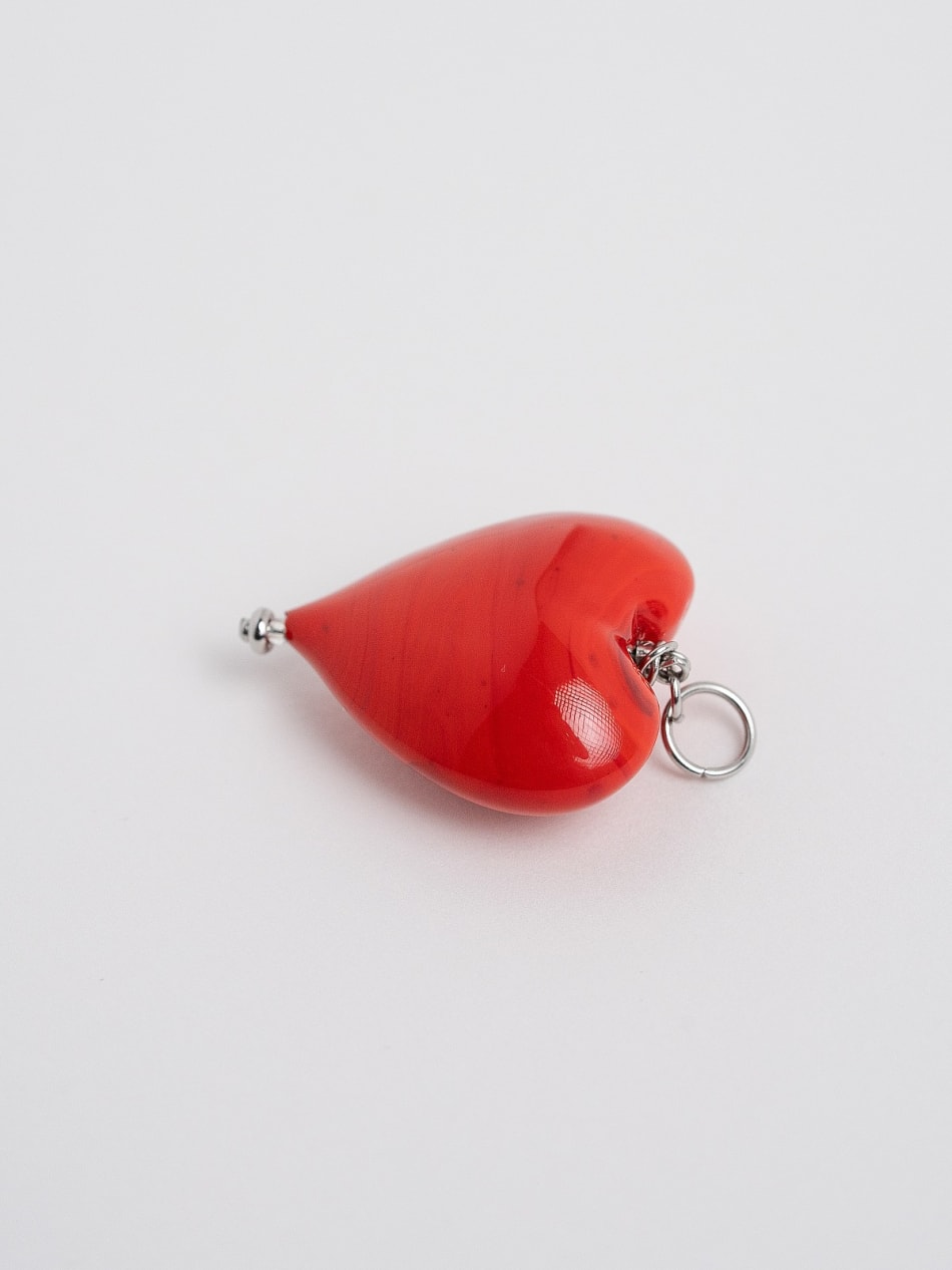 Pendant "Scarlet Bloom Heart"  image 6
