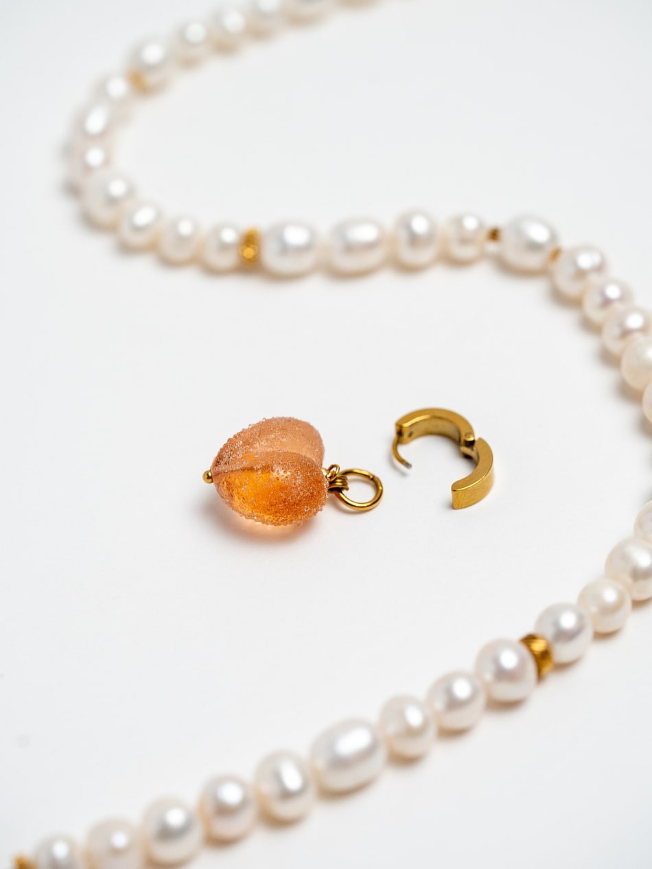 Pendant "Autumn Fire Heart"  image 4