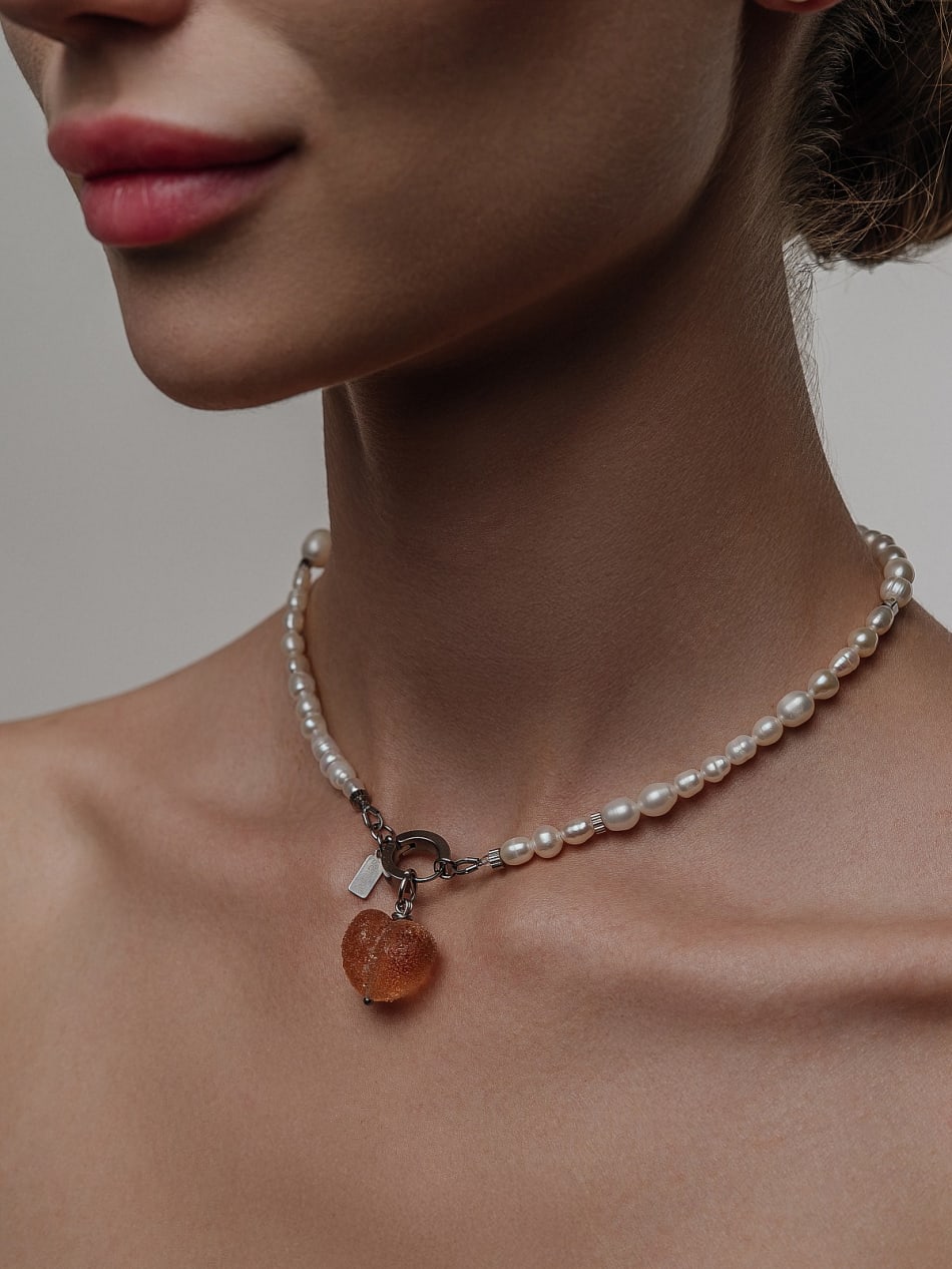 Pendant "Autumn Fire Heart" image 4
