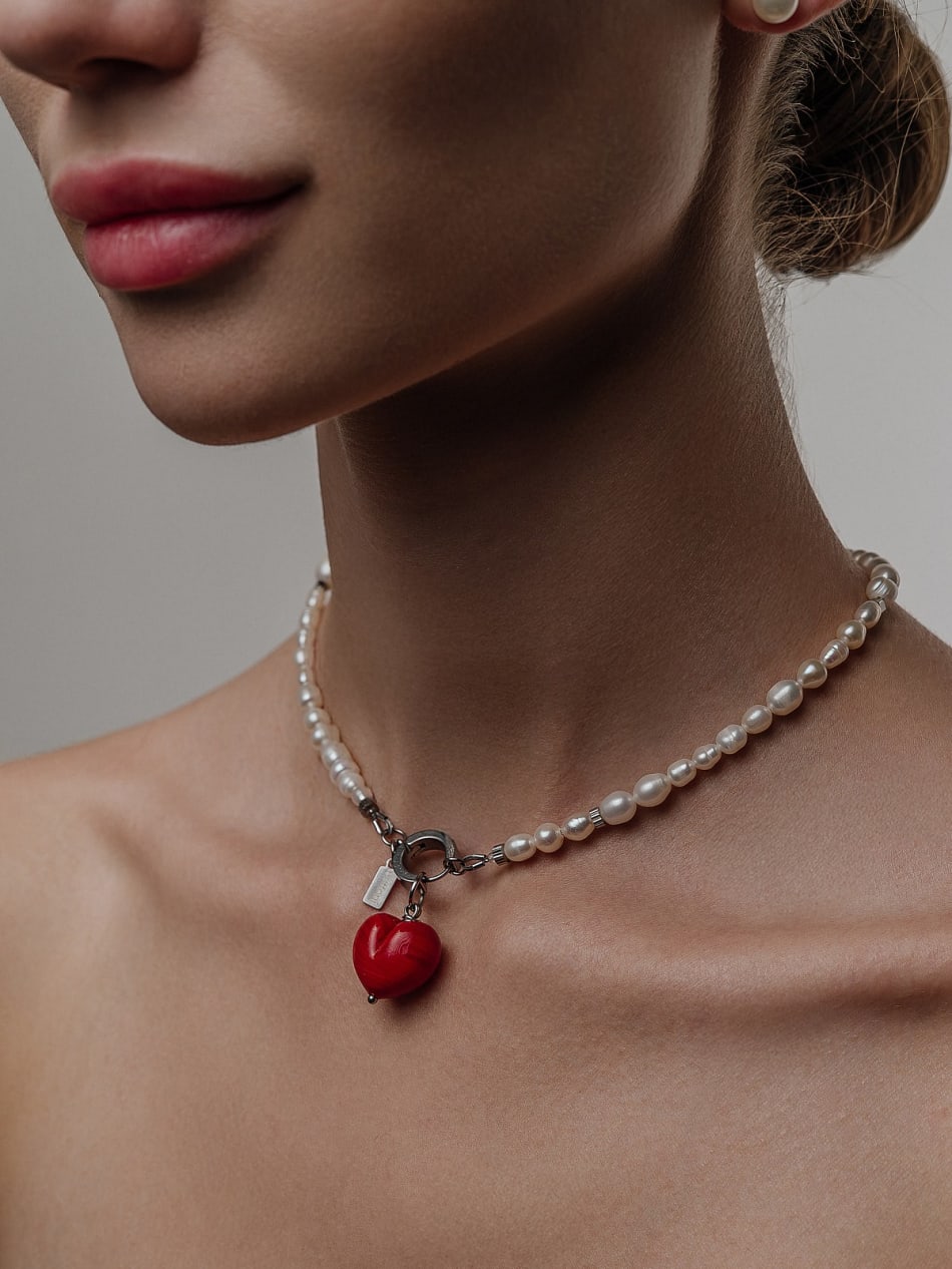 Pendant "Glossy Flame Heart"  image 2