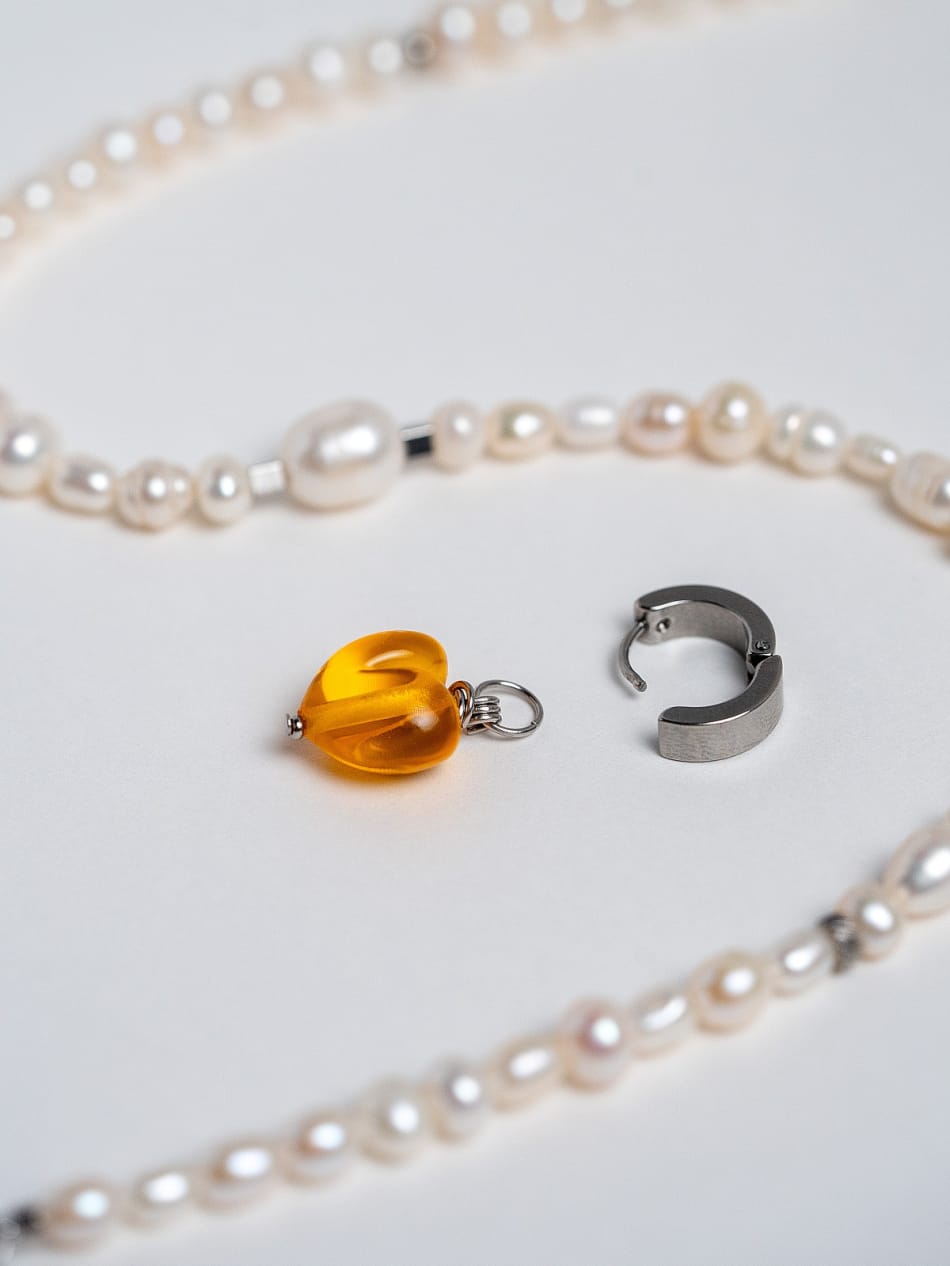 Pendant "Sunset Flame Heart" image 4