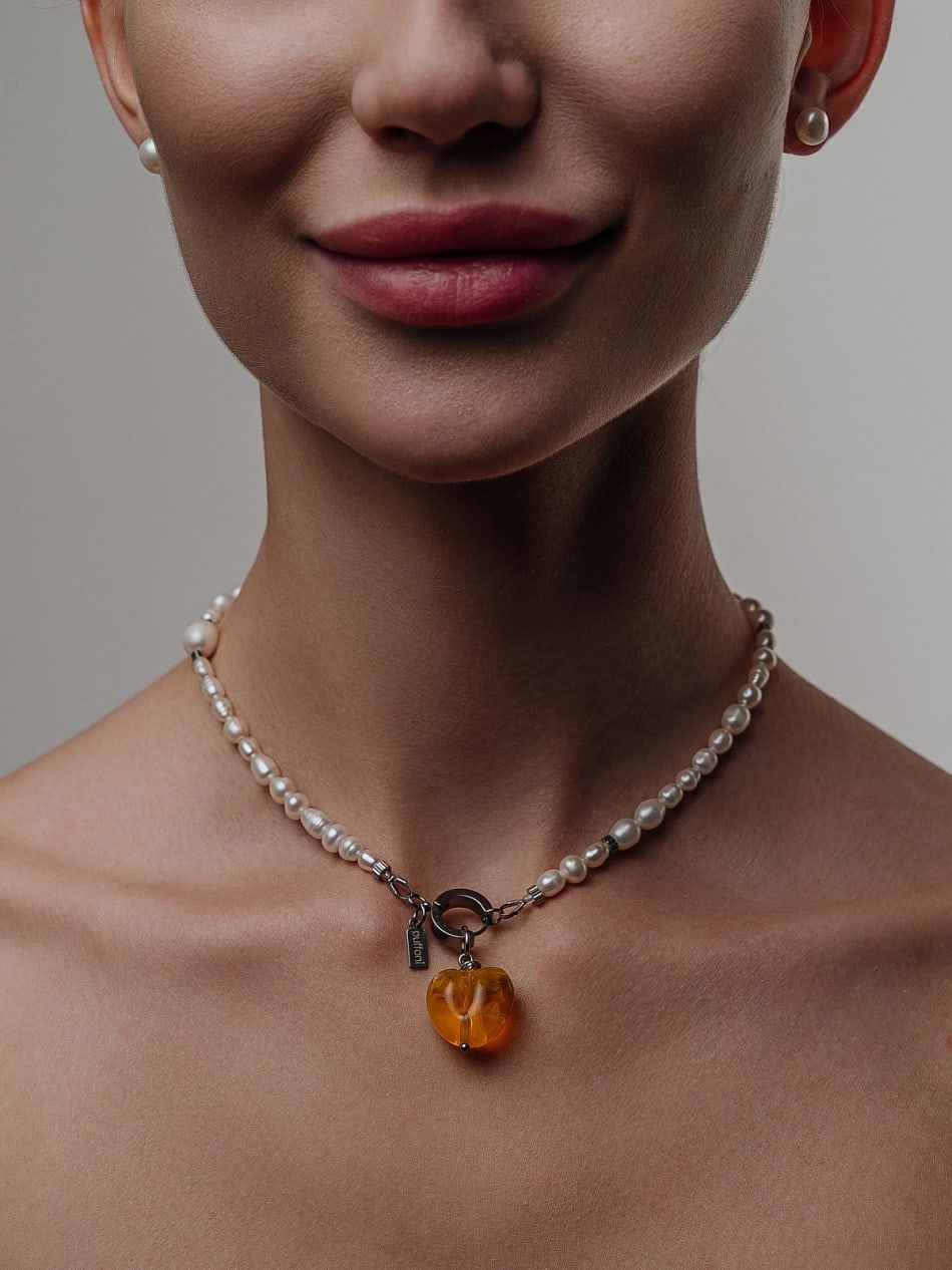 Pendant "Sunset Flame Heart" image 2