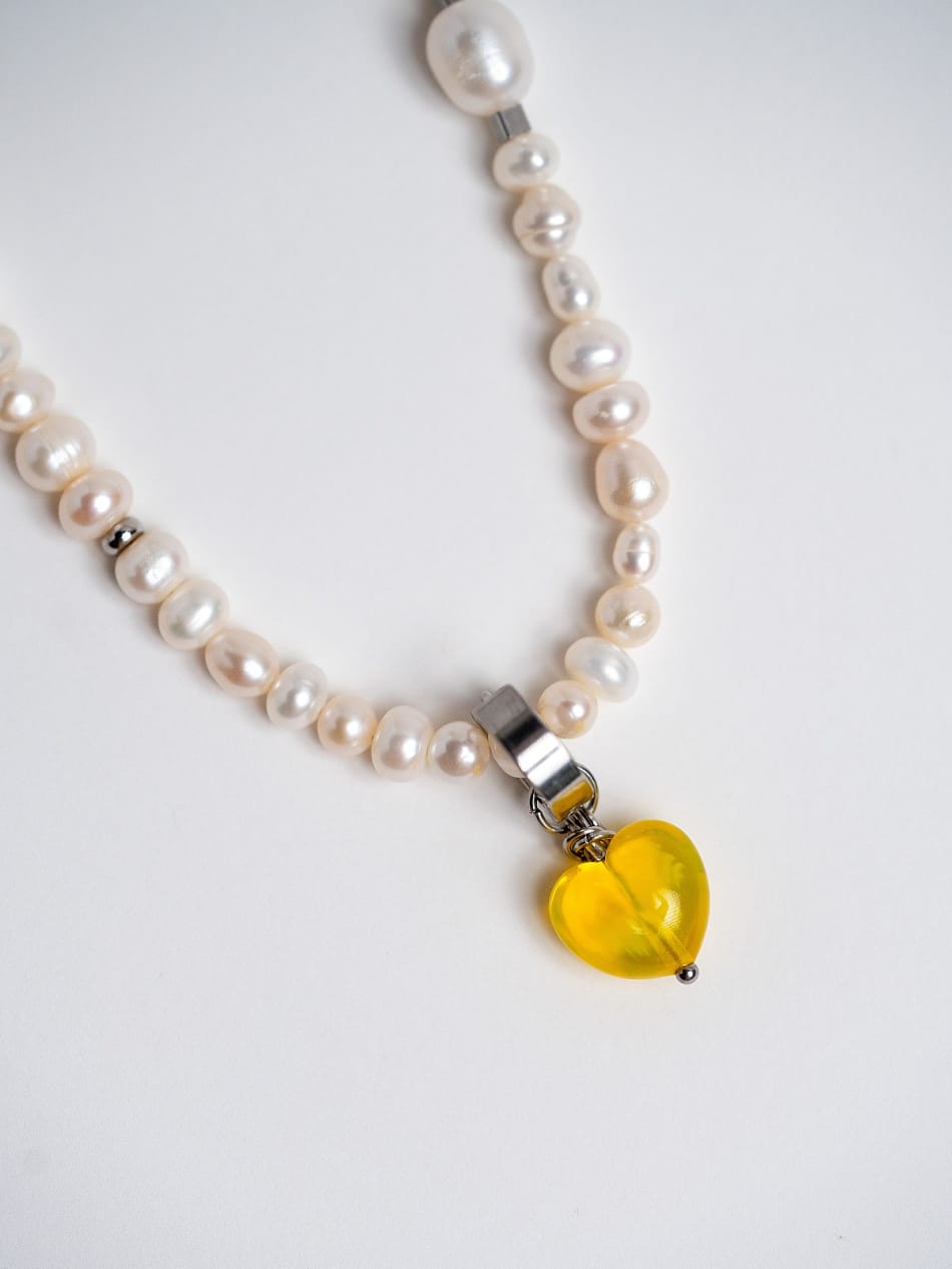 Pendant "Golden Glow Heart" image 5