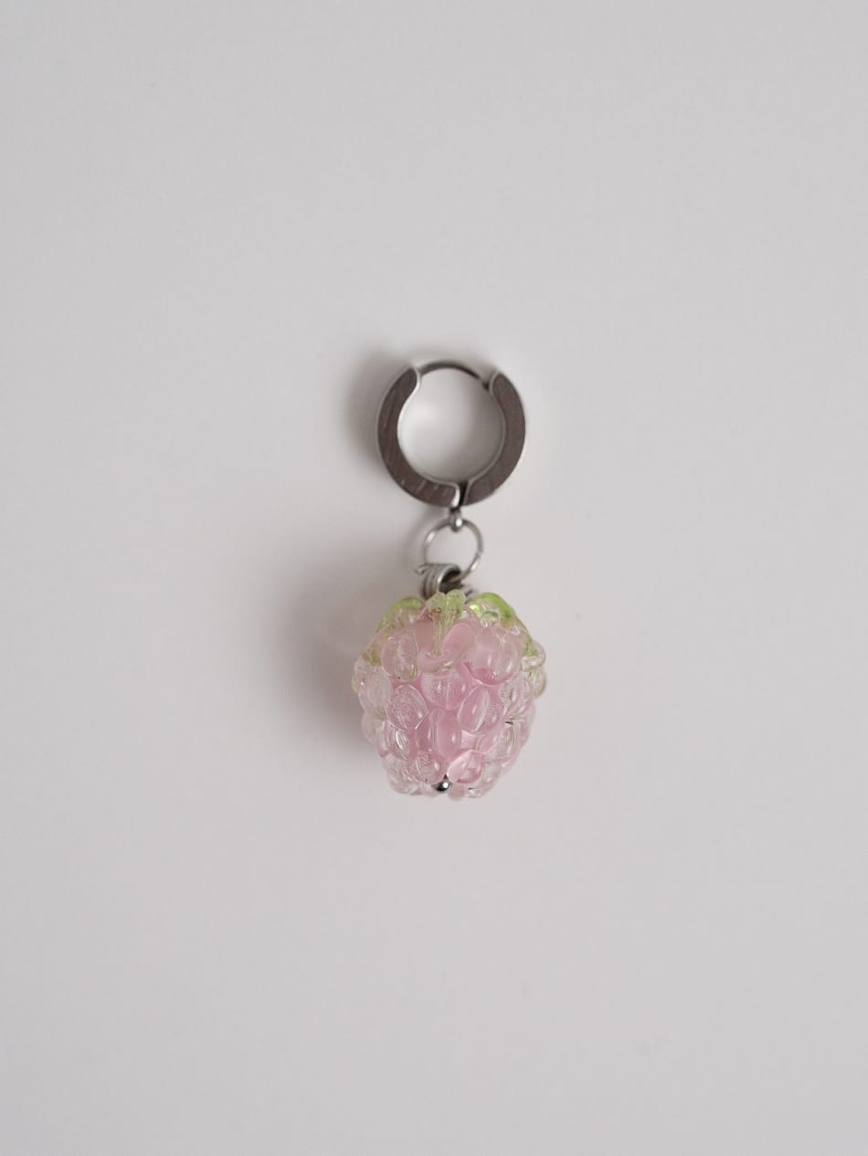 Earring "Ice Raspberry"  image 1