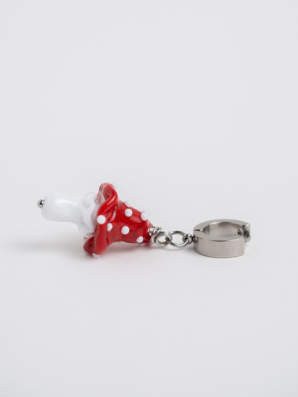 Earring "Scarlet Mushroom " image 4