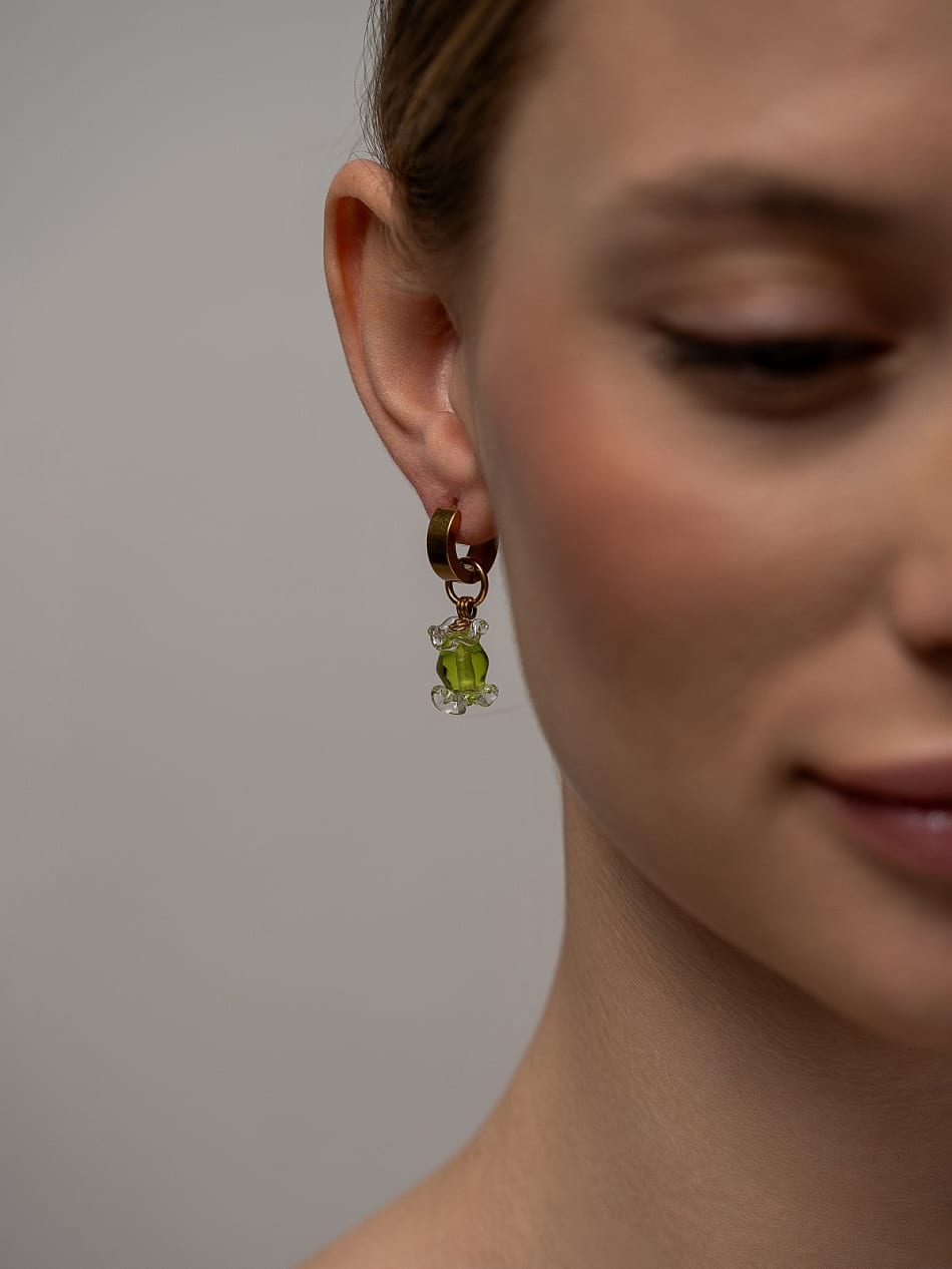 Earring "Candy Spark Green" image 2