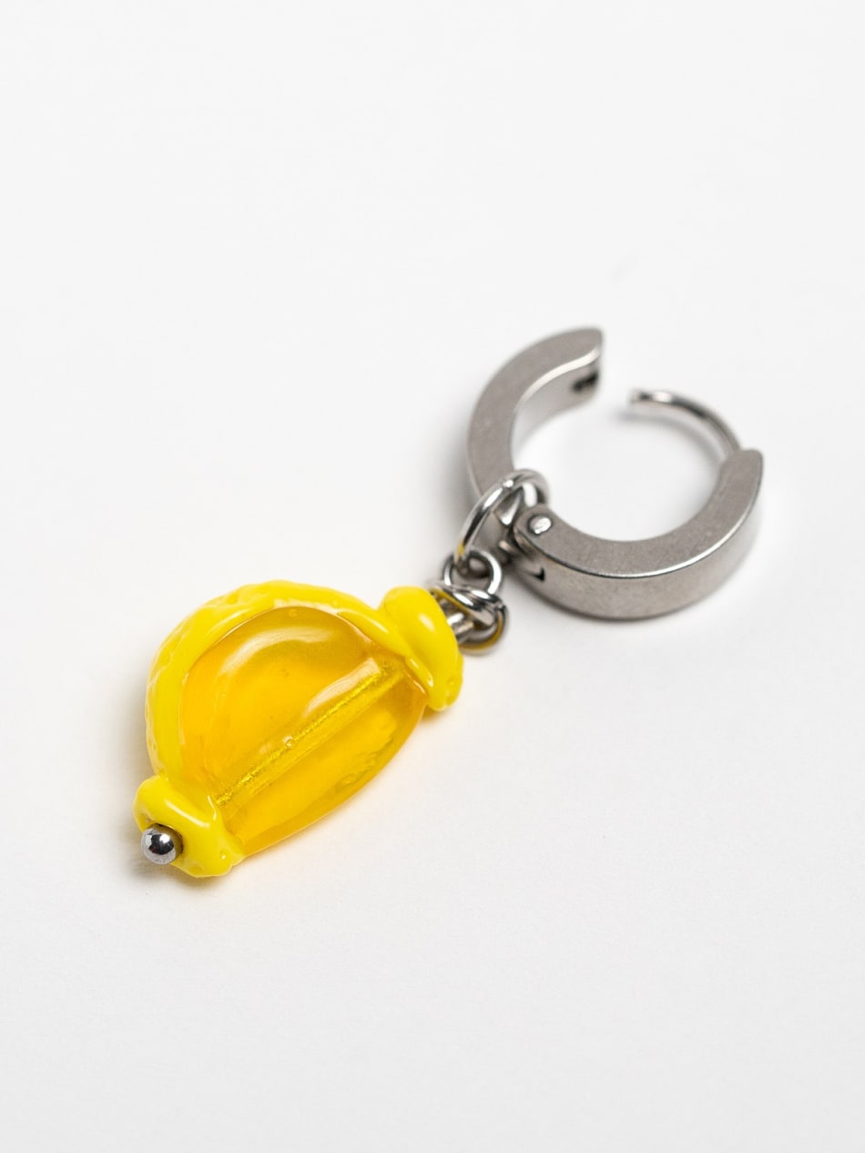 Earring "Glossy Lemon Slice" image 1