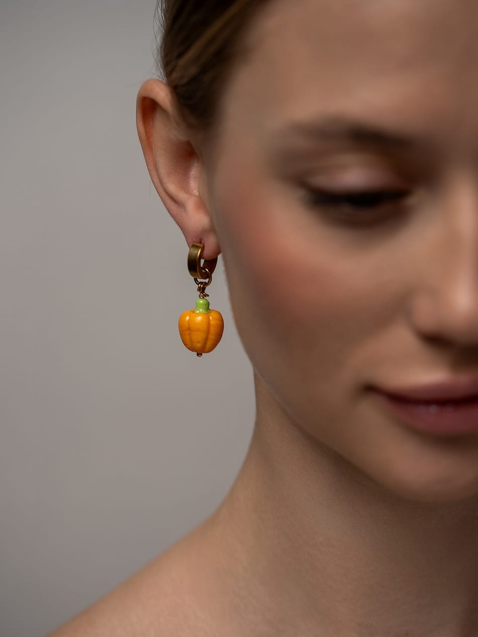 Earring "Golden Bell" image 3