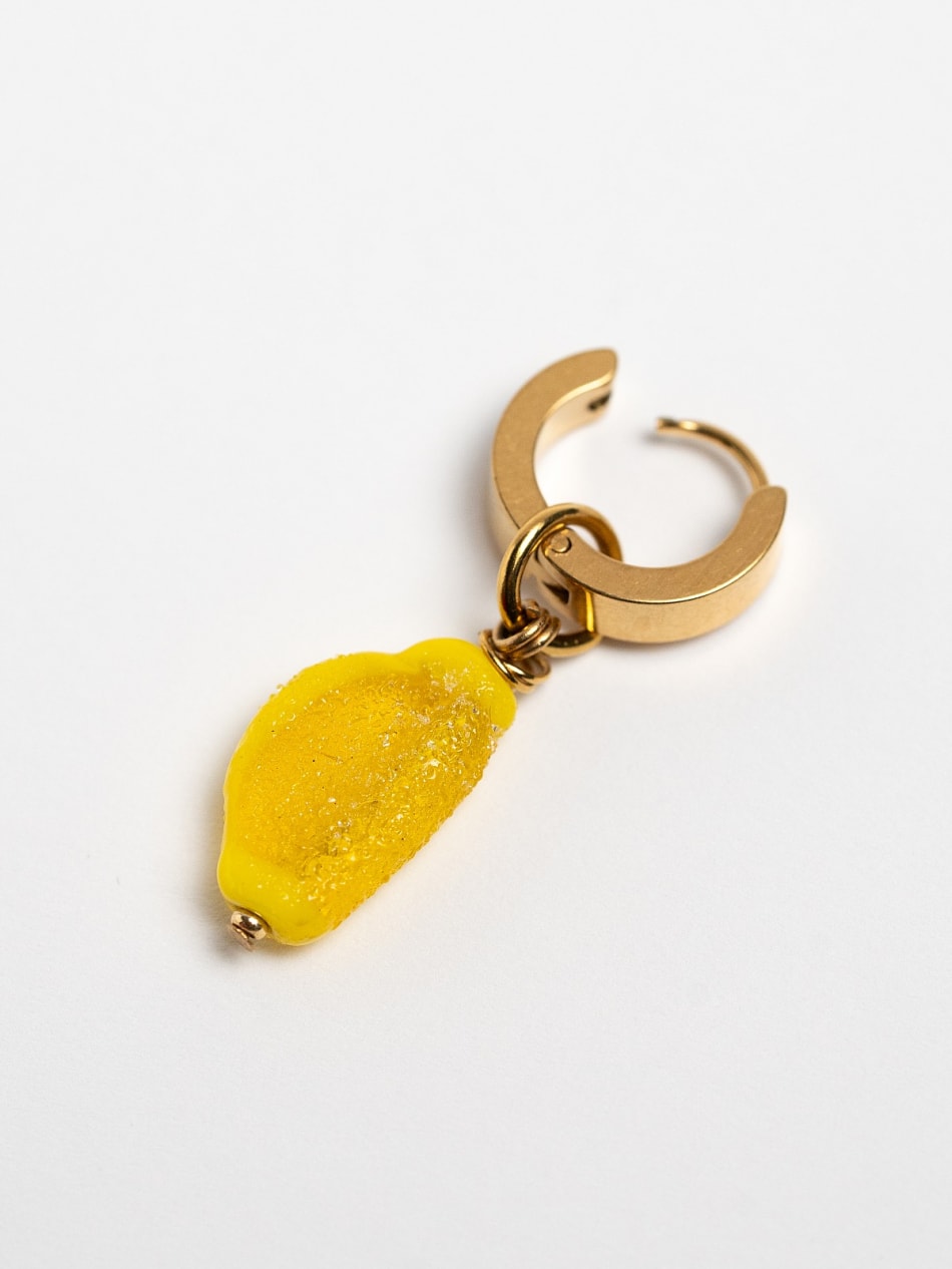Earring "Lemon Marmalade Slice" image 1