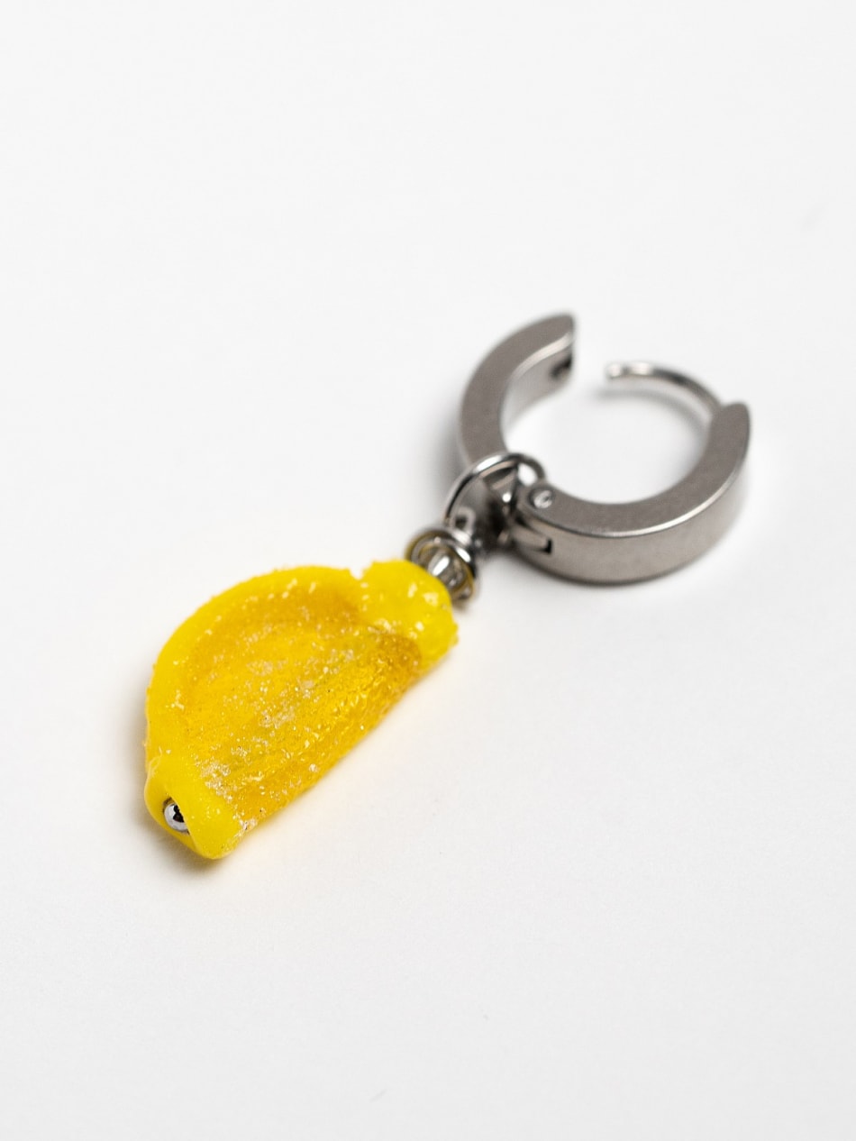 Earring "Lemon Marmalade Slice"  image 1