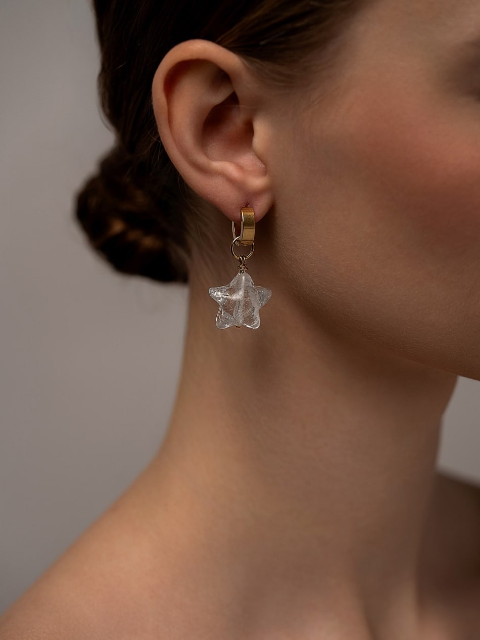 Earrings "Crystal stars"  image 2