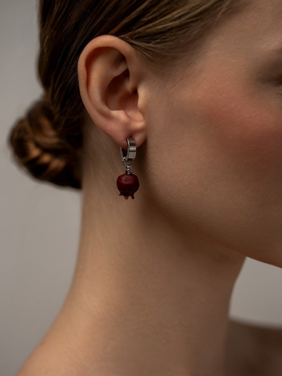 Earring "Ruby Soul" image 3
