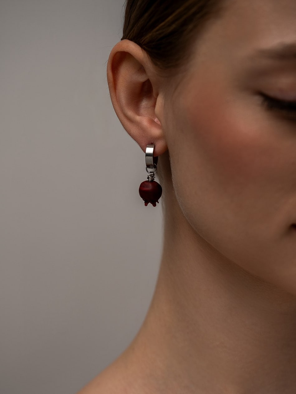 Earring "Ruby Soul" image 2