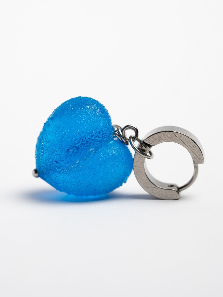 Earring "Winter Frost Heart" image 4