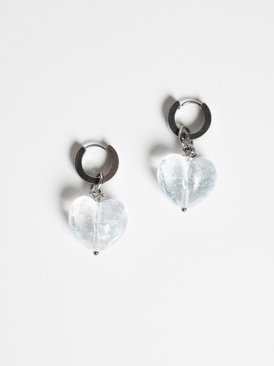 Earrings "Crystal hearts" image 1