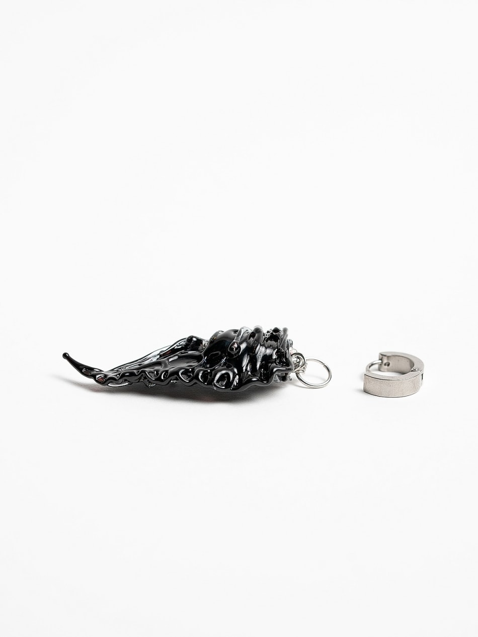 Earrings "Noir Wing" image 5