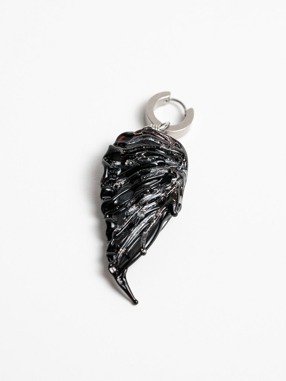 Earrings "Noir Wing" image 4