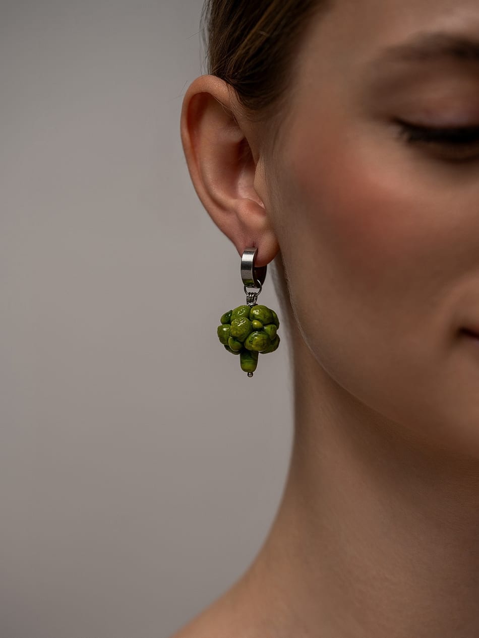 Earring "Broccoli Cabbage"  image 3