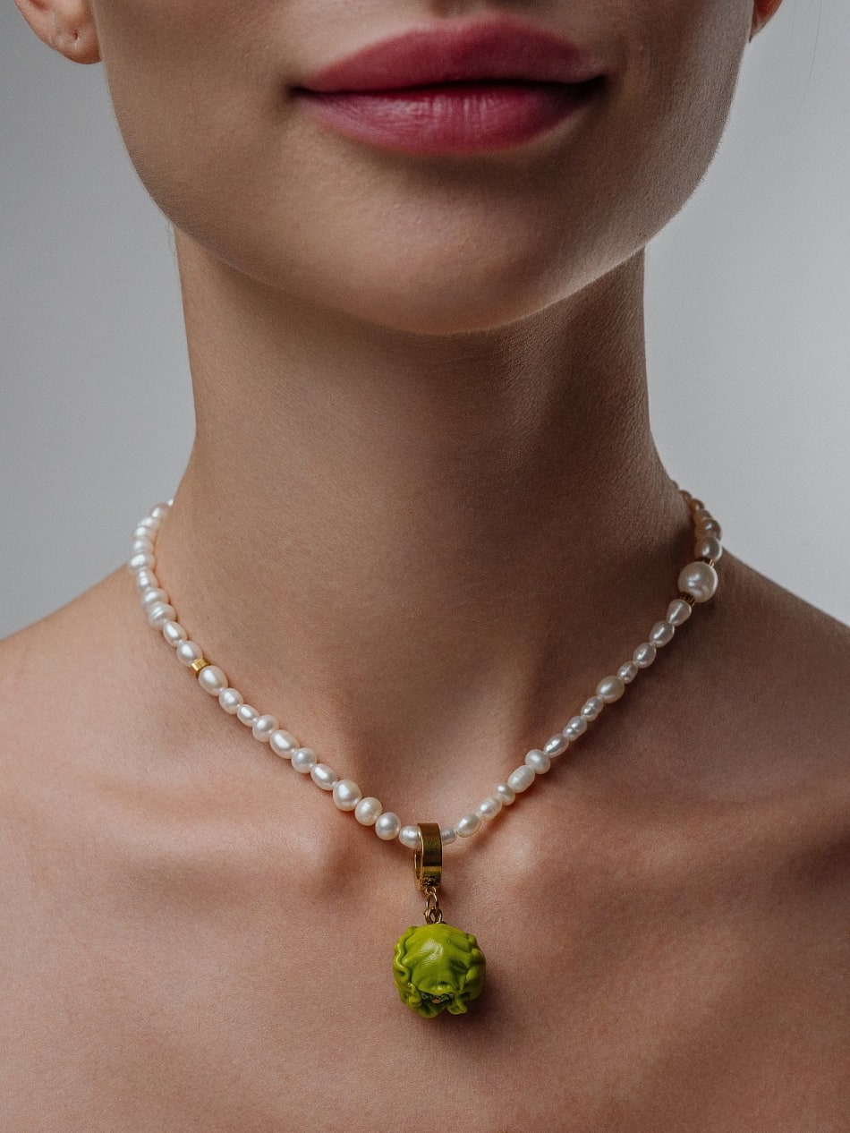 Pendant "Emerald Cabbage" image 2
