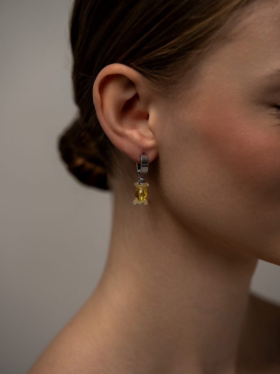 Earring "Candy Spark Yellow"  image 3