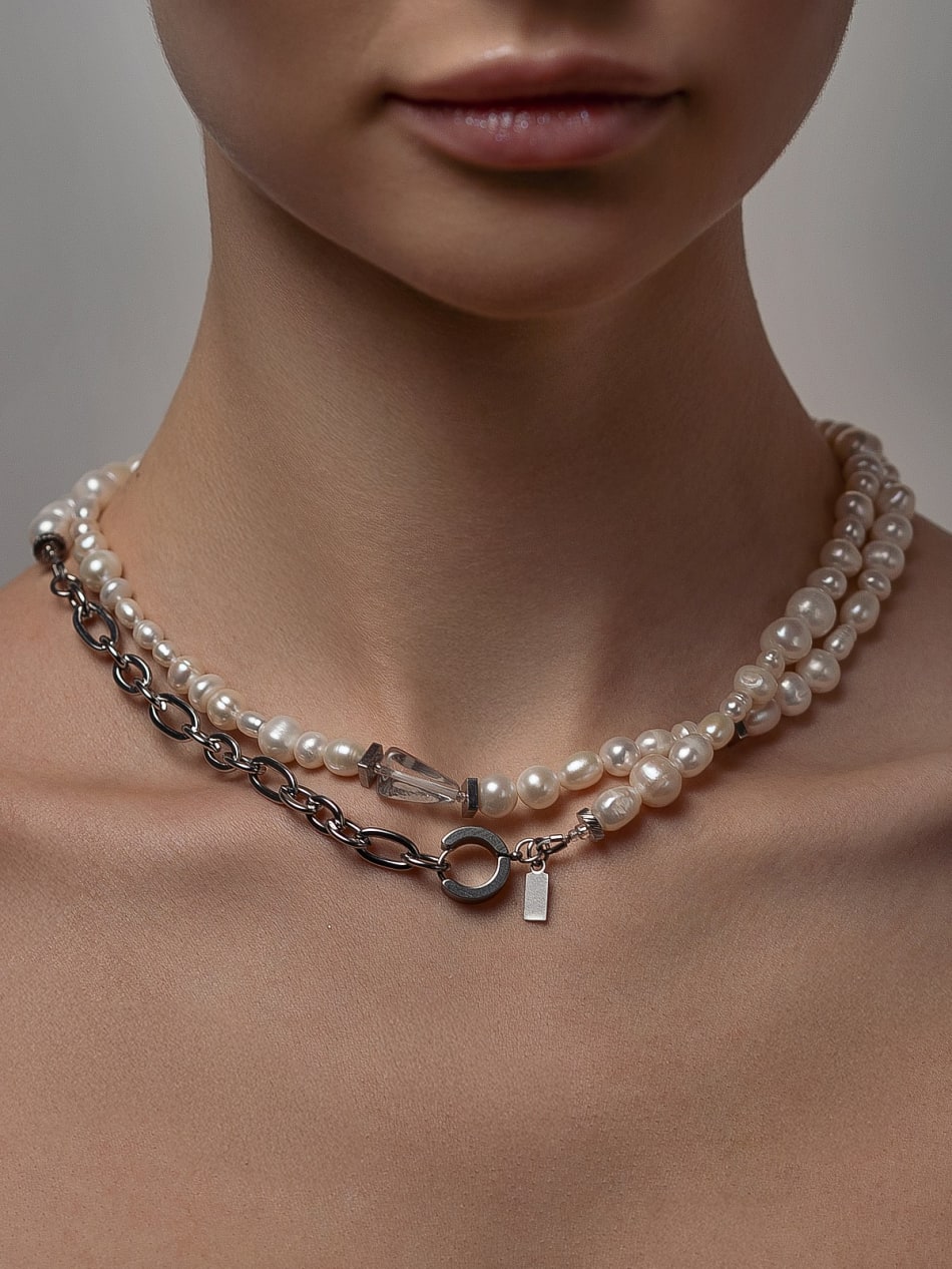 Necklace "Pearl Signature Flow" image 6