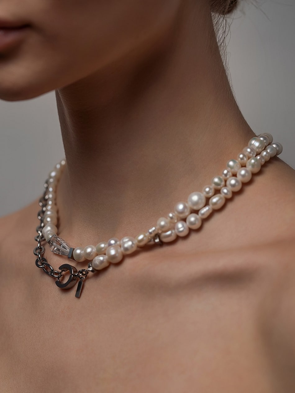 Necklace "Pearl Signature Flow" image 2