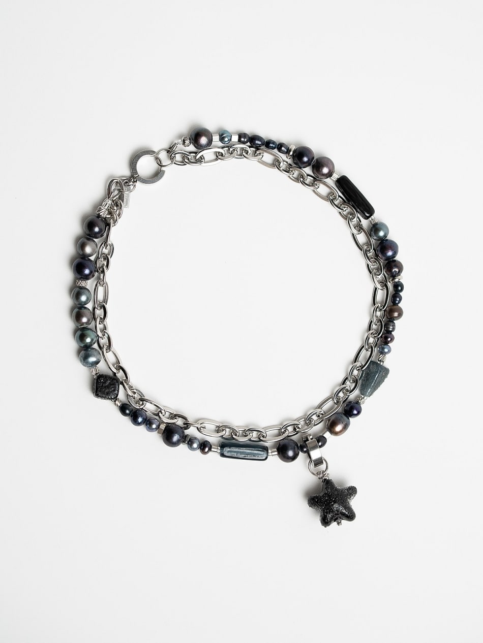 Necklace "Smoky Star Reverie" image 1