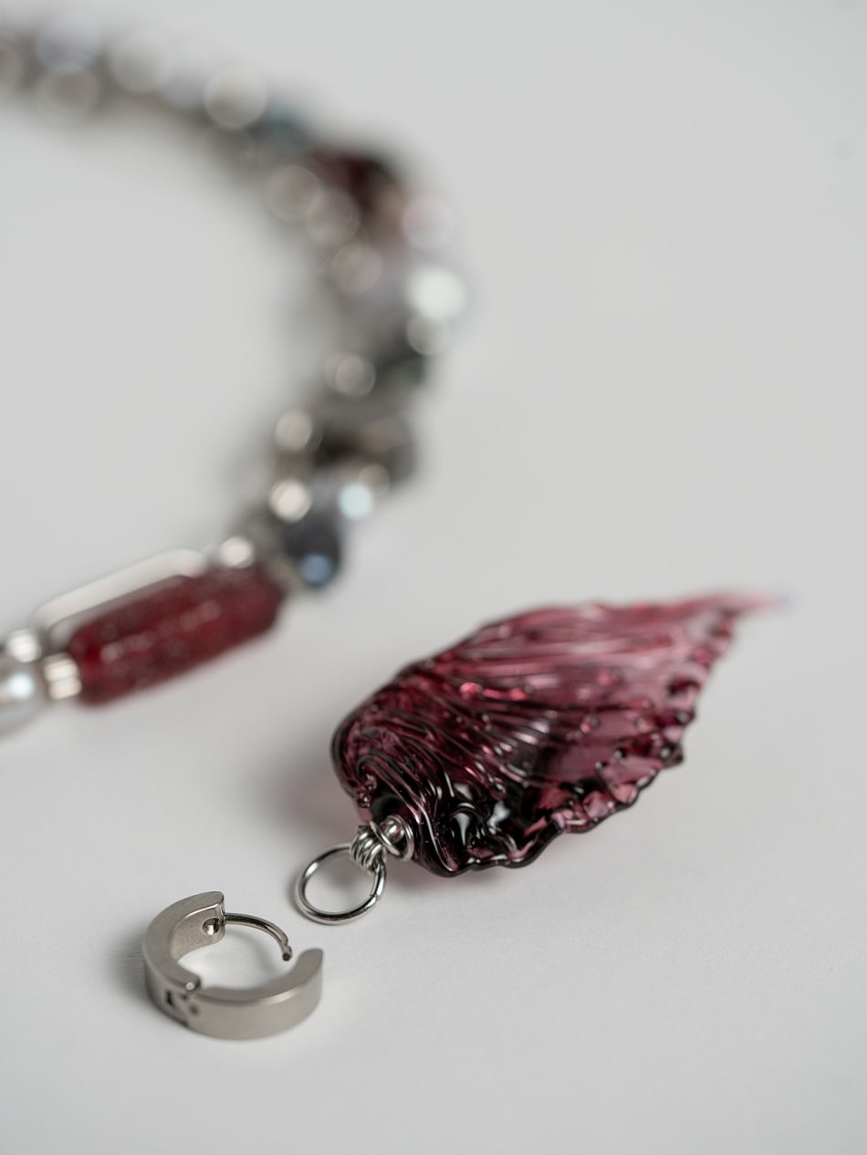 Necklace "Blood Moon Wing" image 5