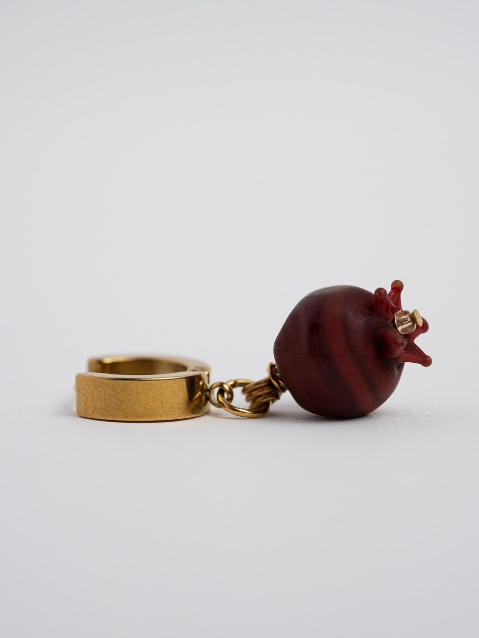 Necklace "Ruby Reflection" image 4