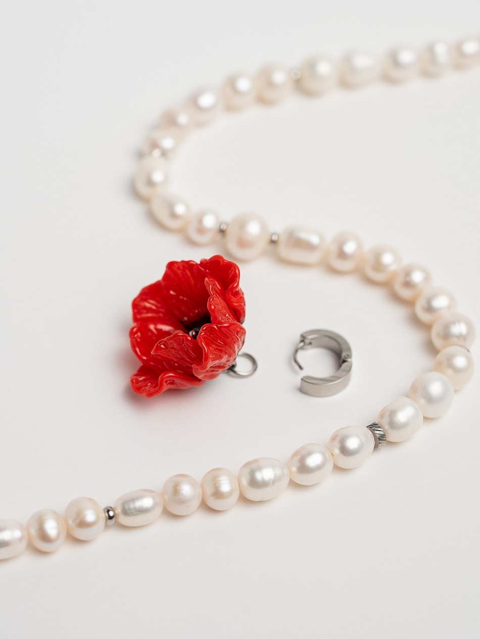 Pendant "Wild Poppy" image 3