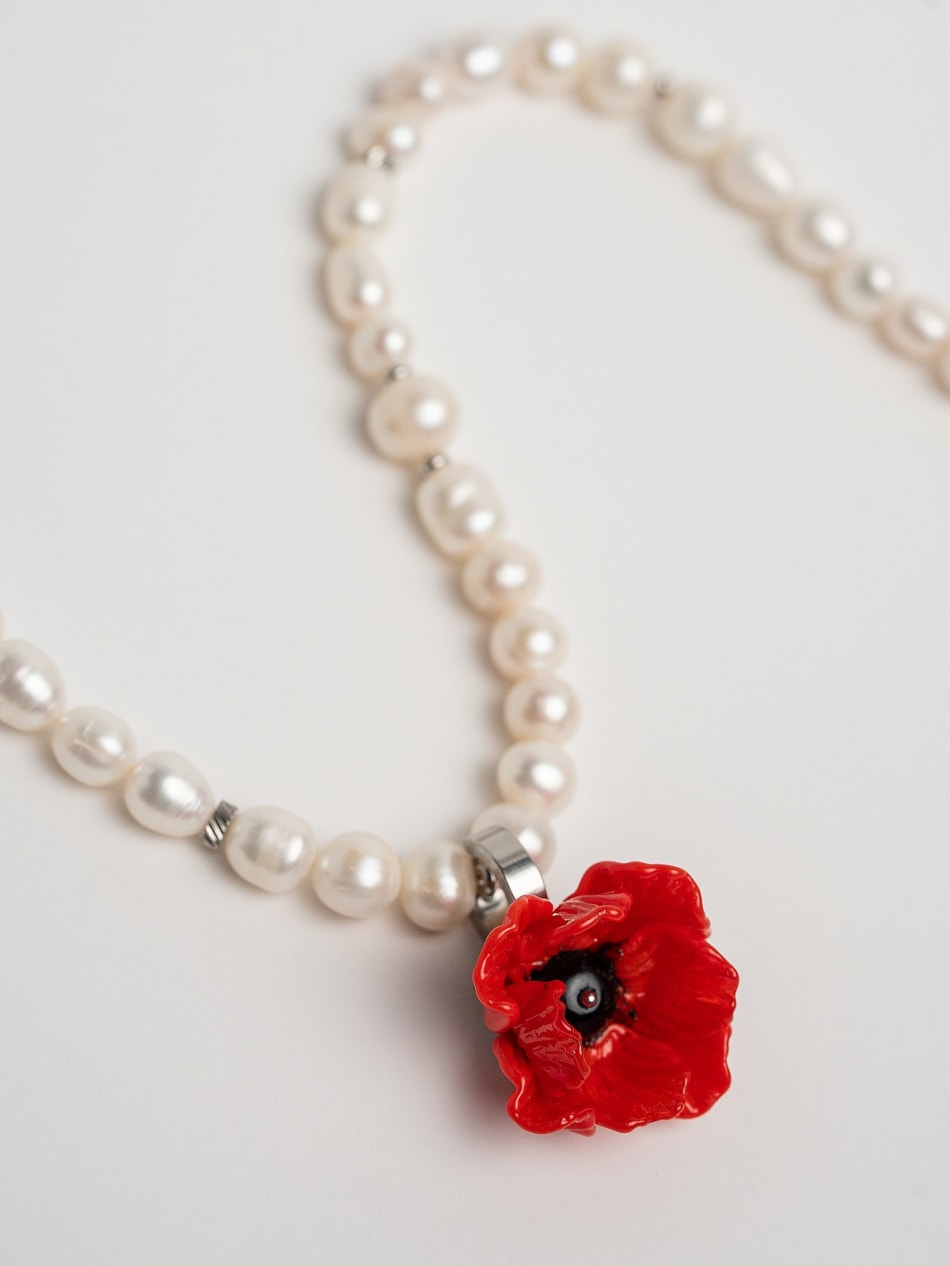 Pendant "Wild Poppy" image 2
