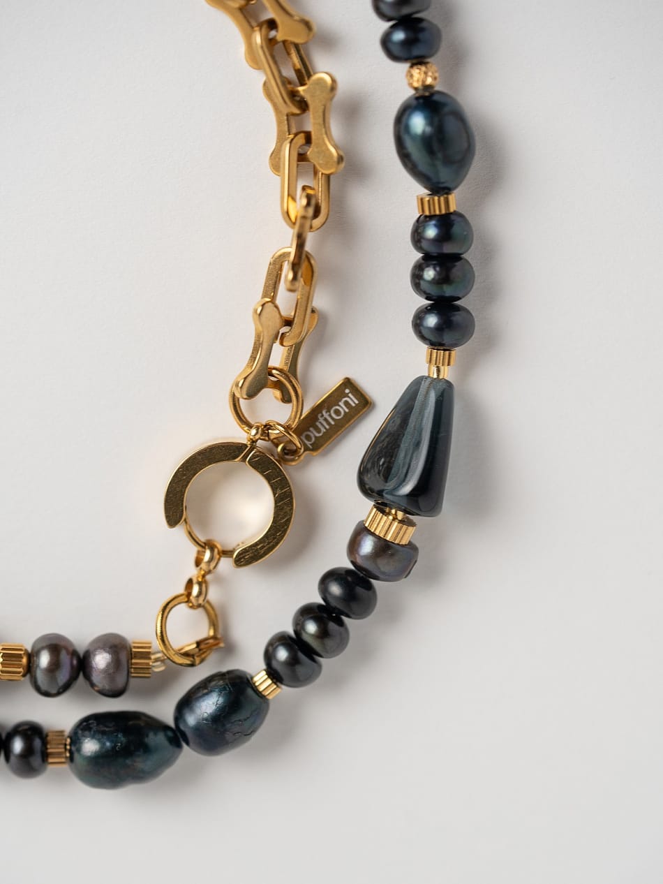 Necklace "Nero Mare" image 17