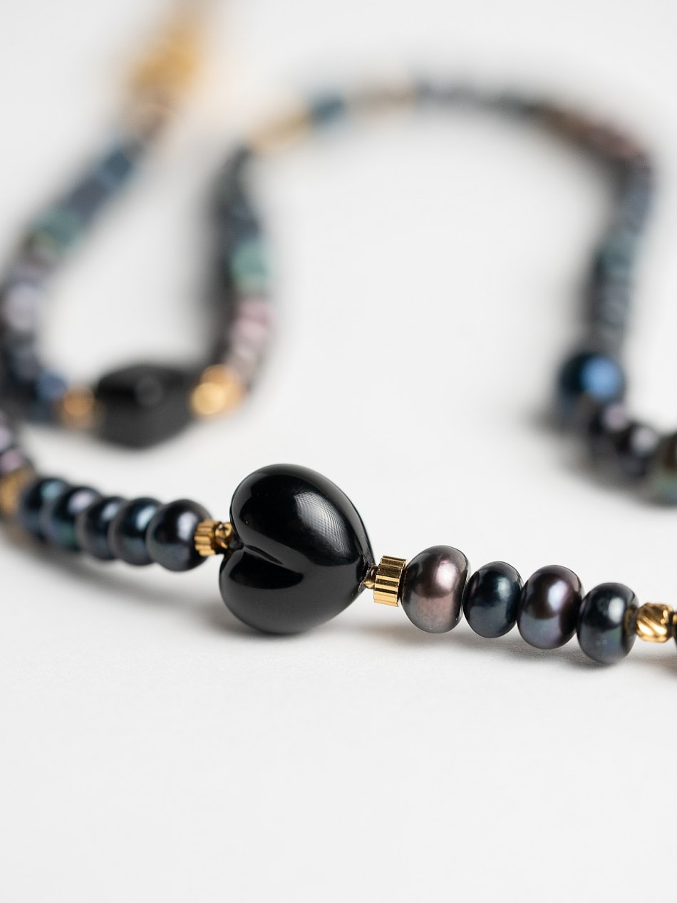 Necklace "Nero Mare" image 9