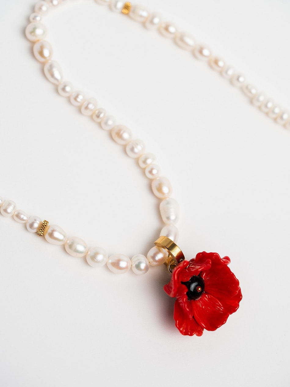 Pendant "Wild Poppy" image 2