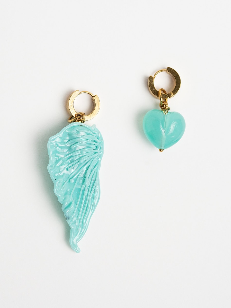 Earrings "Lagoon Heart" image 1