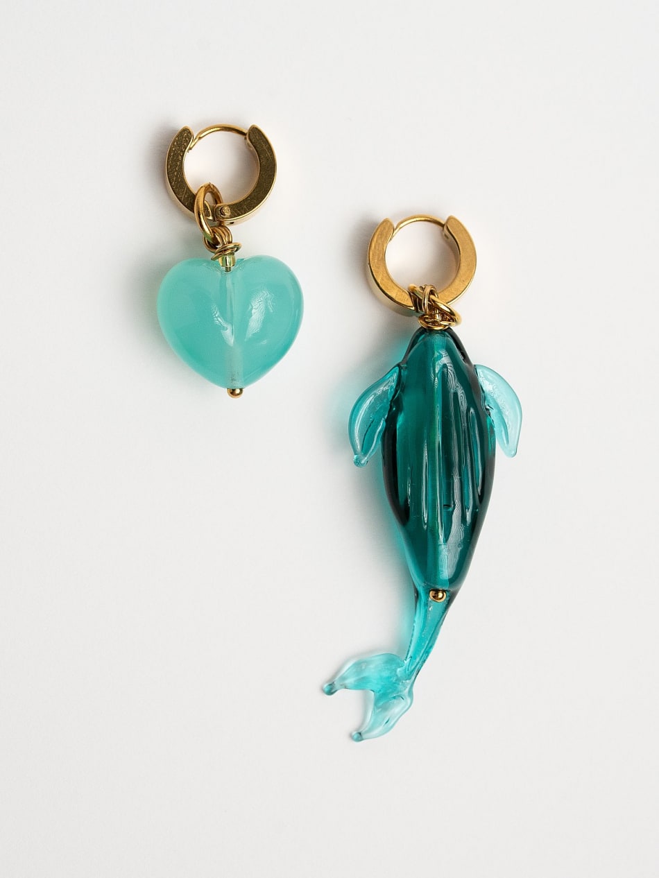 Earrings "Lagoon Whale" image 2