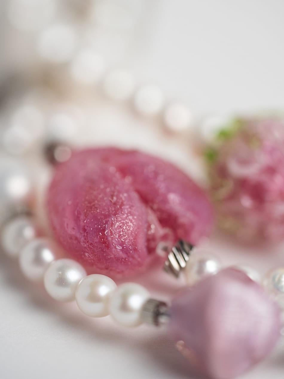 Necklace «Raspberry Jam» image 9