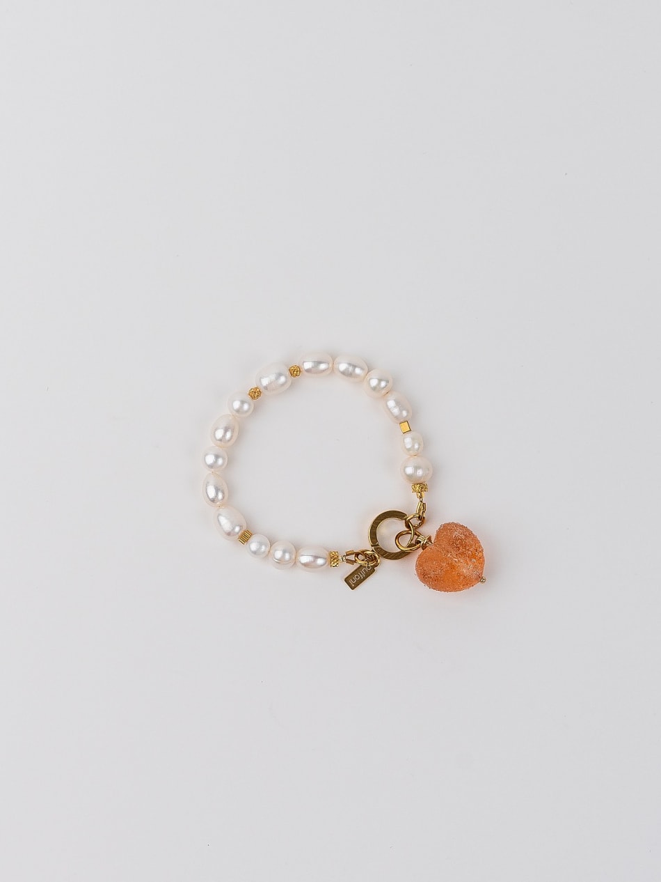 Bracelet "Champagne Glow Heart Bracelet" image 1