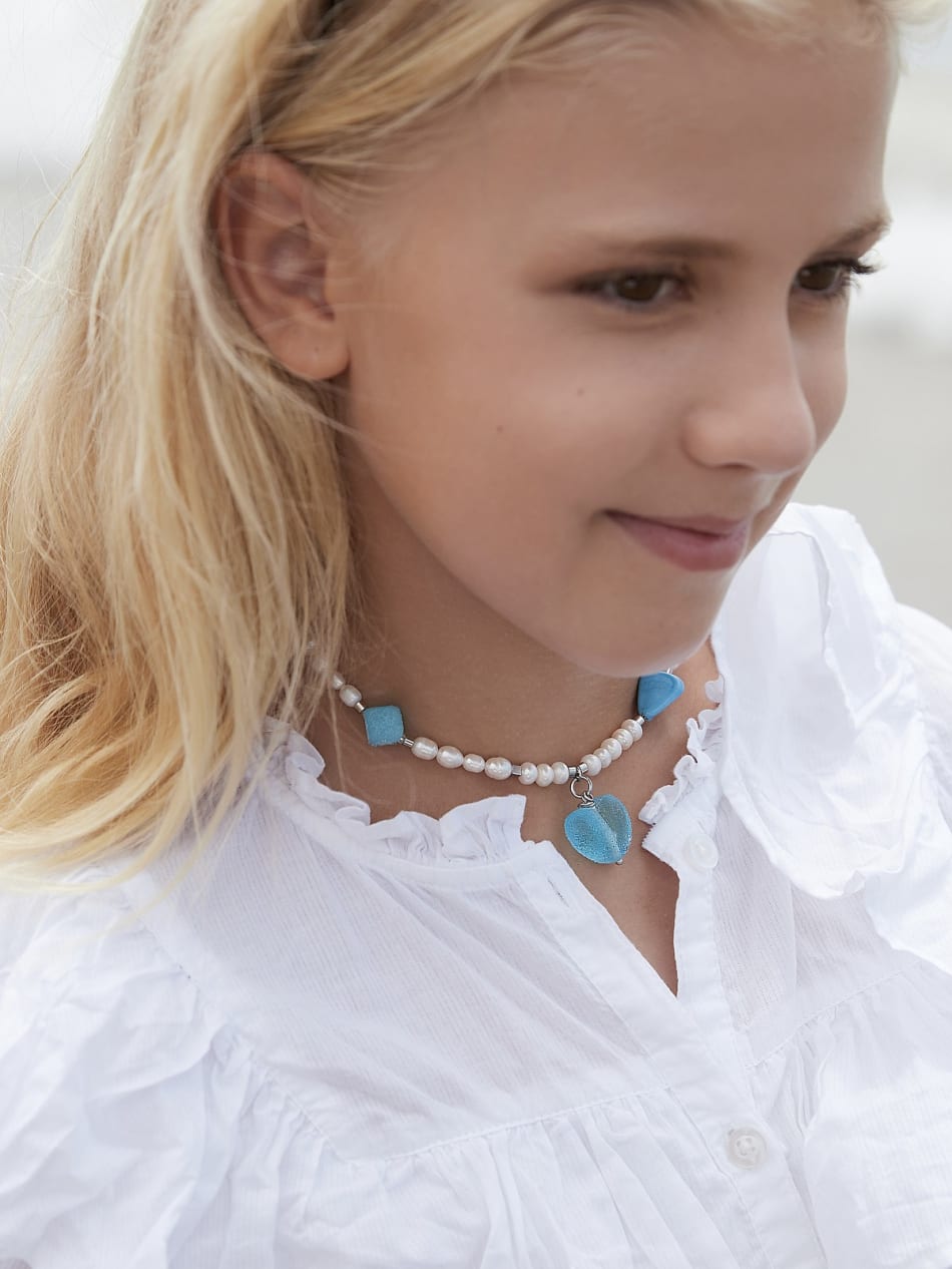 Necklace "Blue ballon" image 2