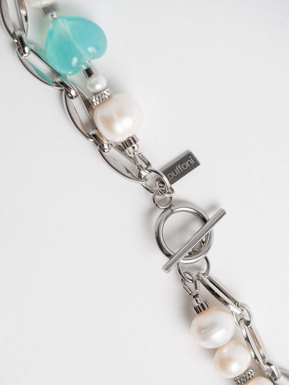 Necklace “Cool Blue Wing” image 8