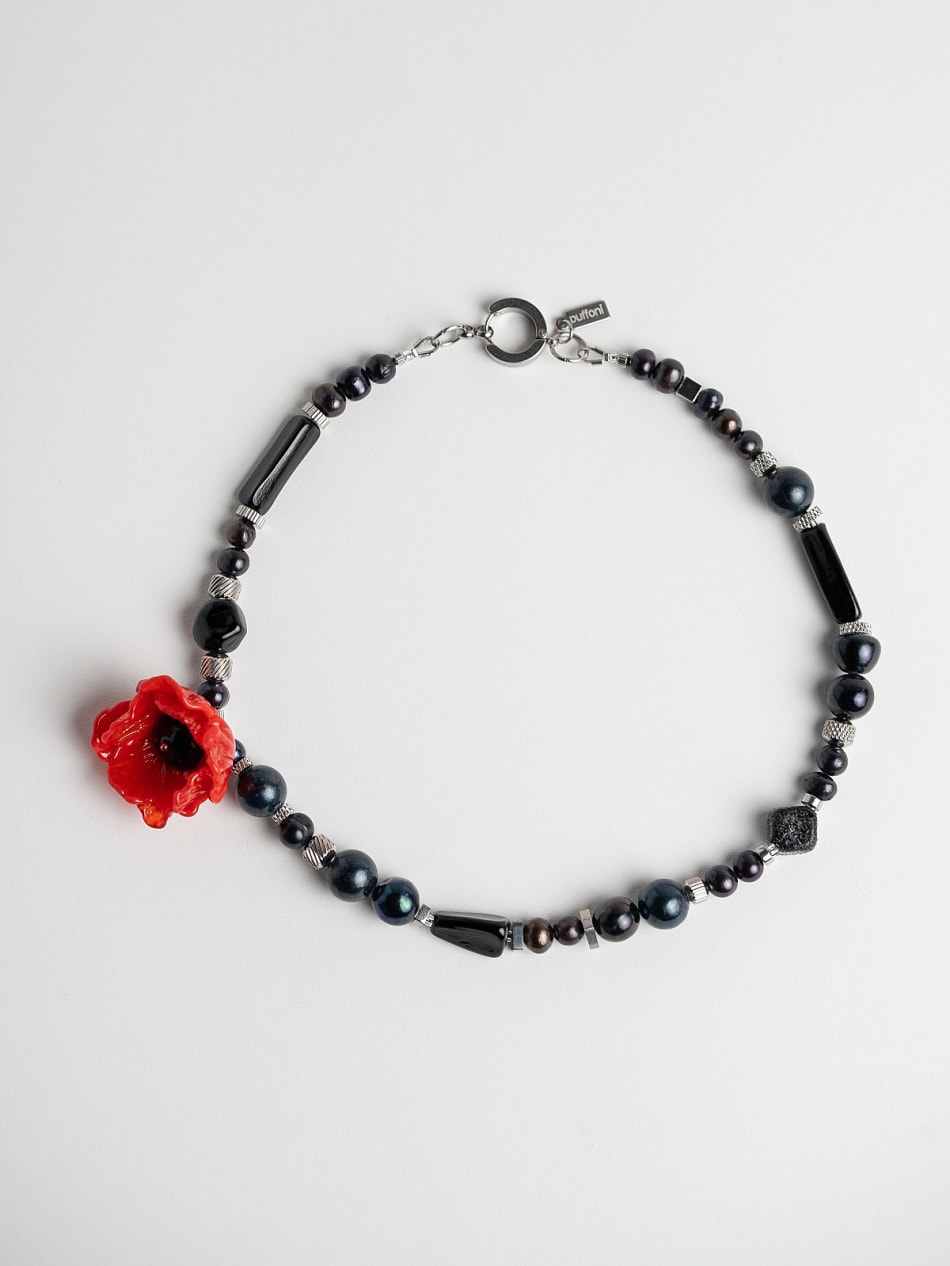 Choker "Noir Poppy" image 6