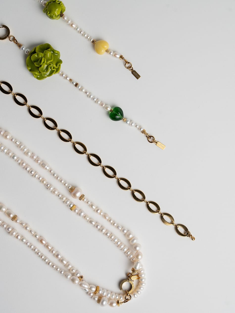 Necklace “Verde Rosa” image 5
