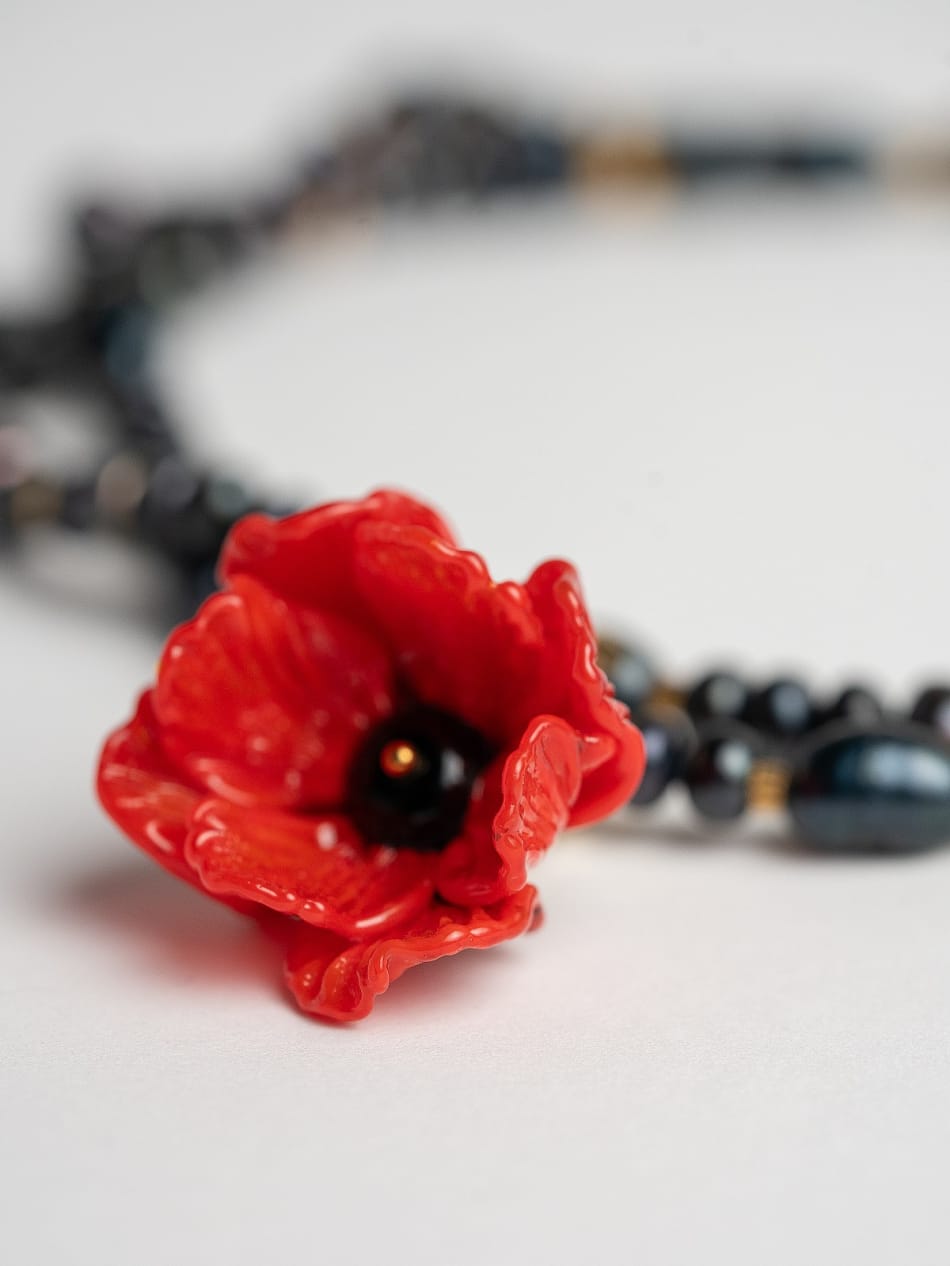Necklace “Noir Garden” image 6