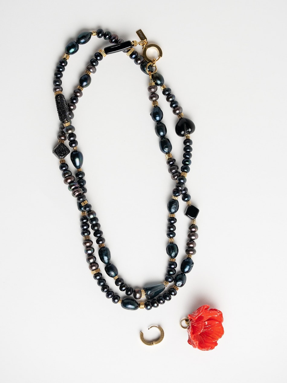 Necklace “Noir Garden” image 5