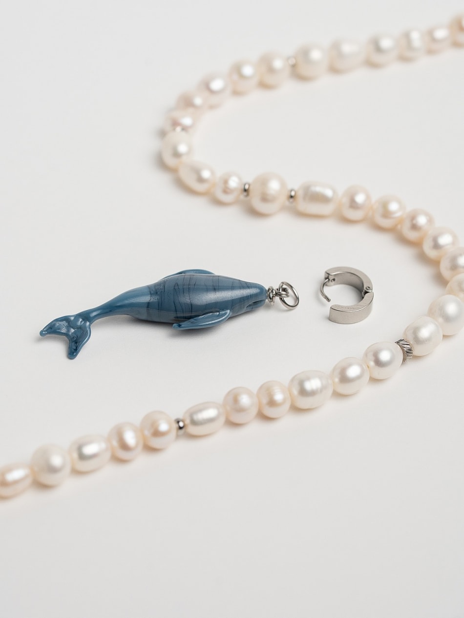 Necklace “Azure Whale” image 7