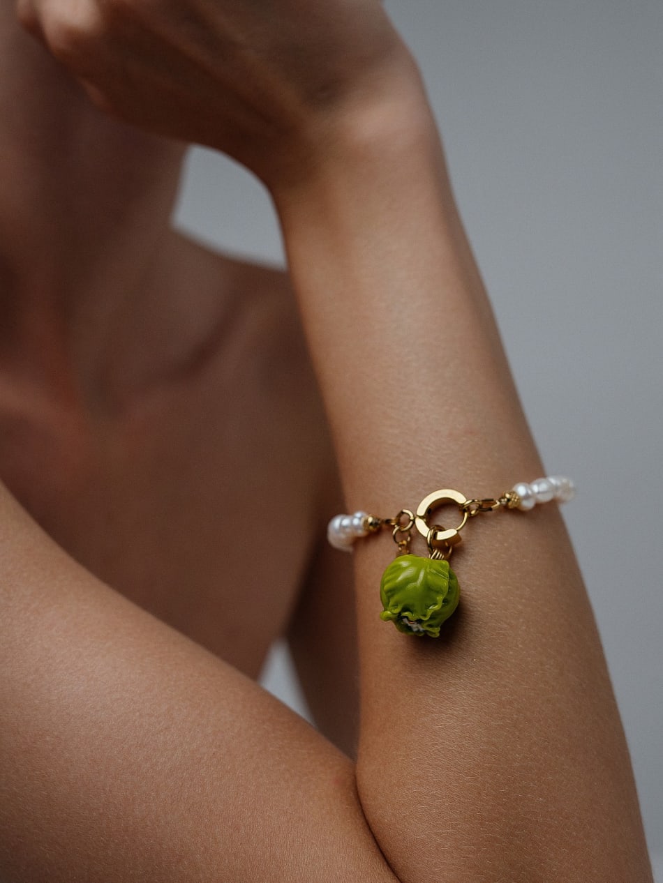 Bracelet "Violet Cabbage Bracelet" image 2