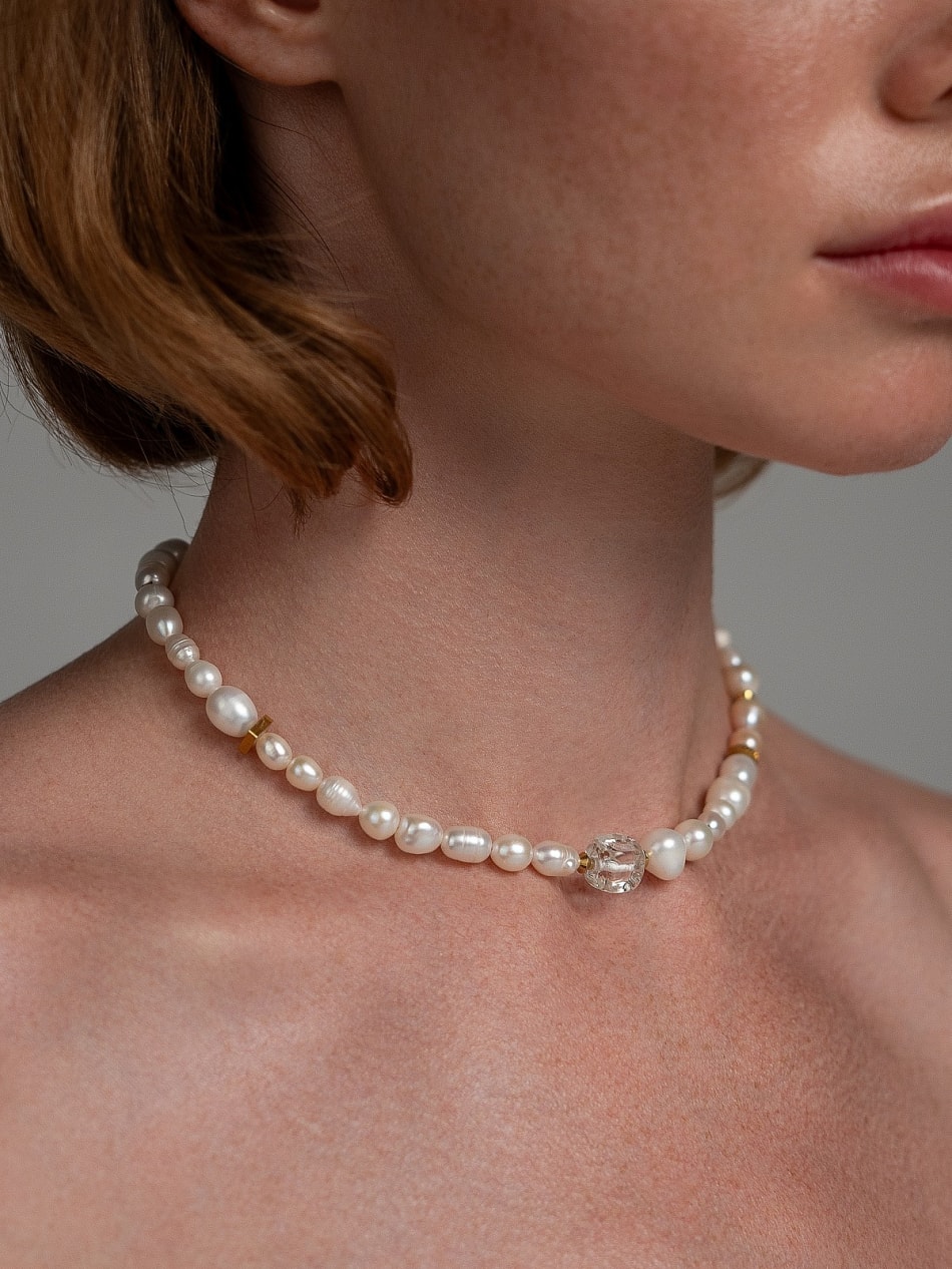 Choker "Snowdrops" image 2