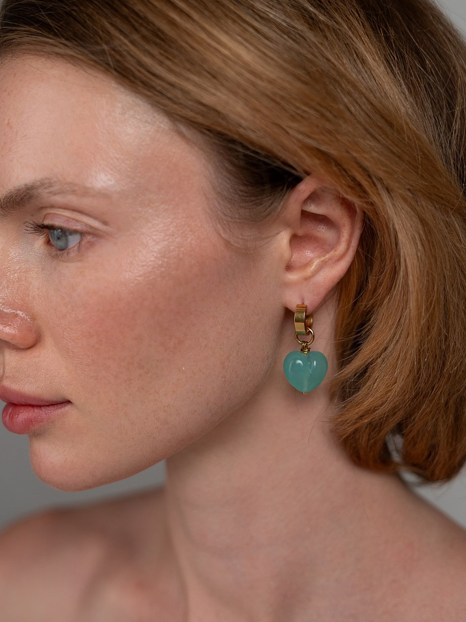 Earrings "Lagoon Heart" image 5