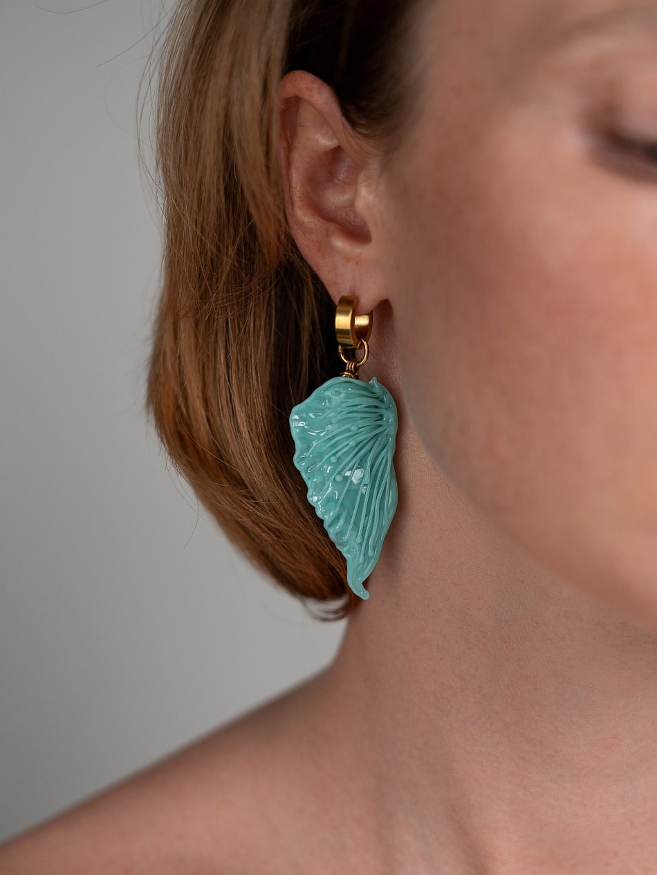 Earrings "Lagoon Heart" image 3
