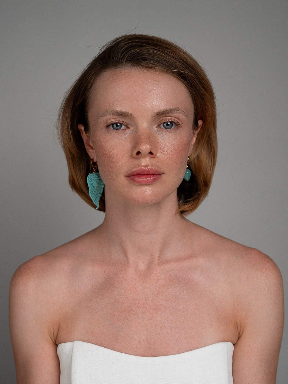 Earrings "Lagoon Heart" image 2